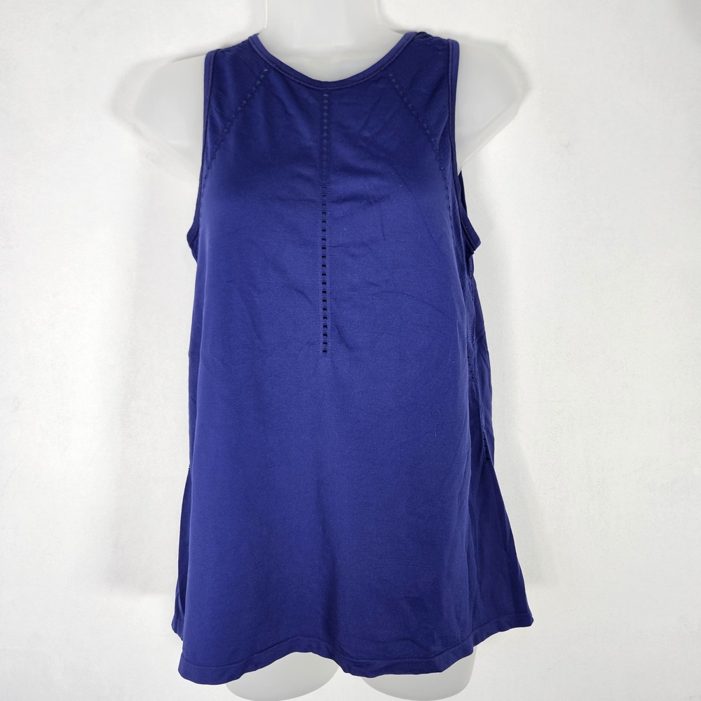 Athleta Foothill Seamless Tank Top Women XS Split Back Nylon Purple
Seamless Gym